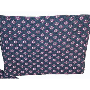 Vera Bradley Sedona Medallion Quilted Standard Pillow Shams 1 Pair Preowned